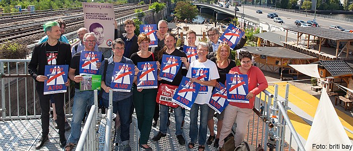 Unsere Pressekonferenz am 1.9.2016: Gemeinsam gegen den Ausbau der A10