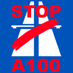 Aktionsbündnis A100 stoppen! Logo