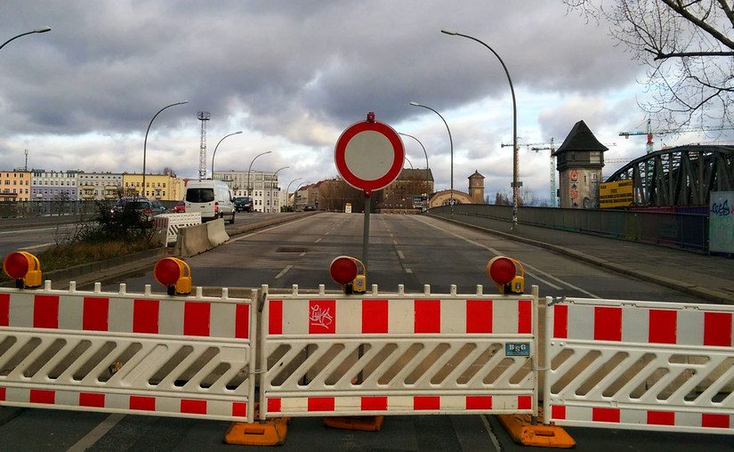 Elsenbrücke in Berlin-Treptow gesperrt