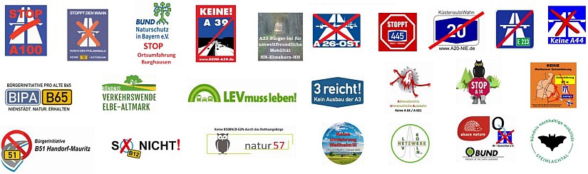 Bündnis Verkehrsinitiativen Logos
