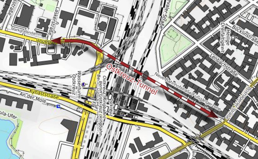 Preiswerte Alternative zum geplanten A100-Tunnel unter dem Bahnhof Ostkreuz