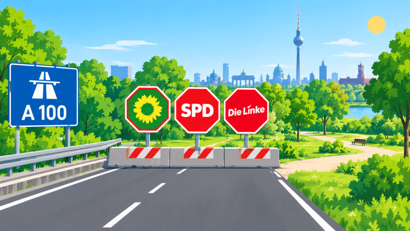 5 Forderungen für den Koalitionsvertrag, um den 17. Bauabschnitt der A100 endgültig zu stoppen